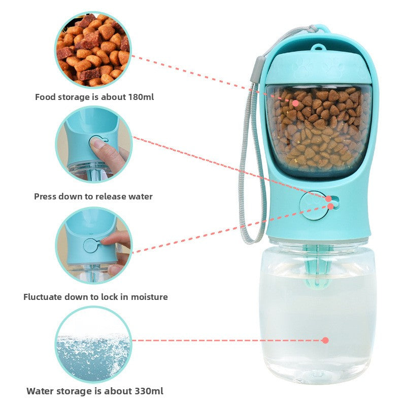 Dog's water bowl outside