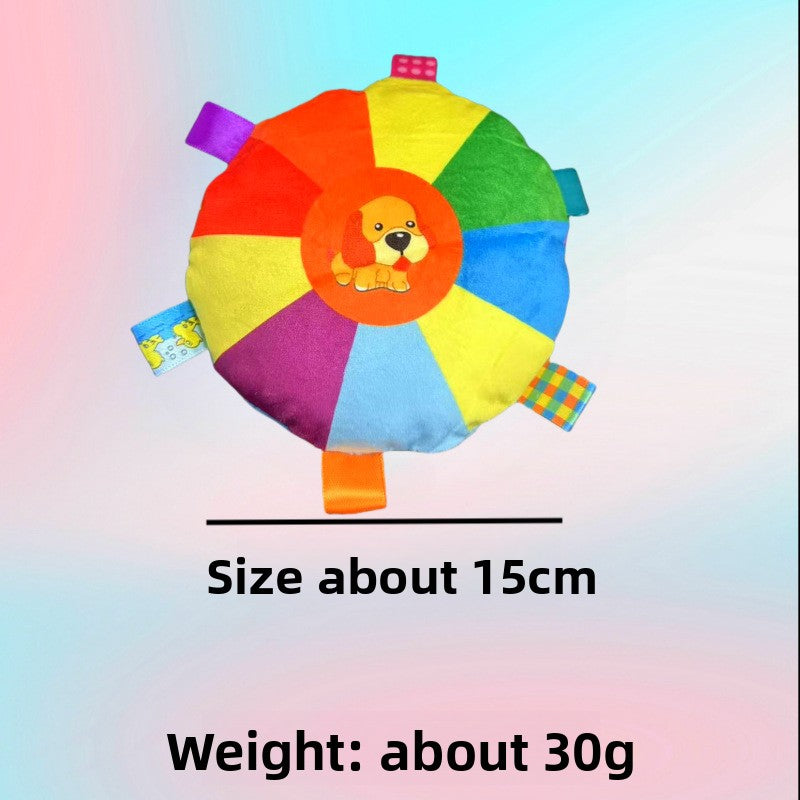 Dog Plush Sound Frisbee Toy