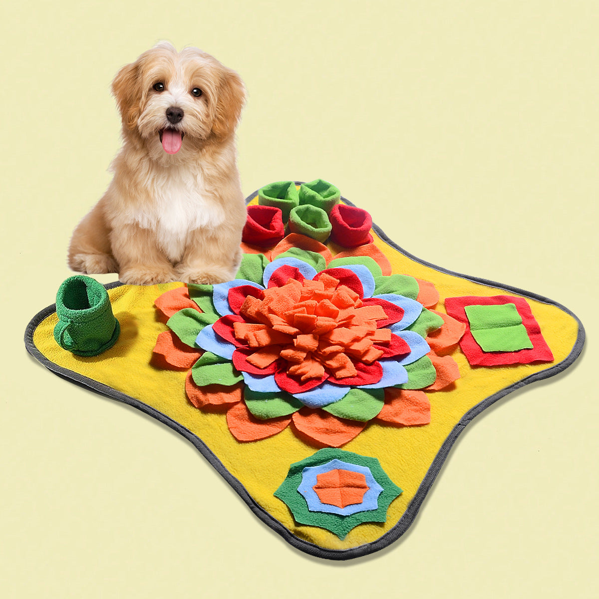 Pet dog stress-relieving sniffing pad