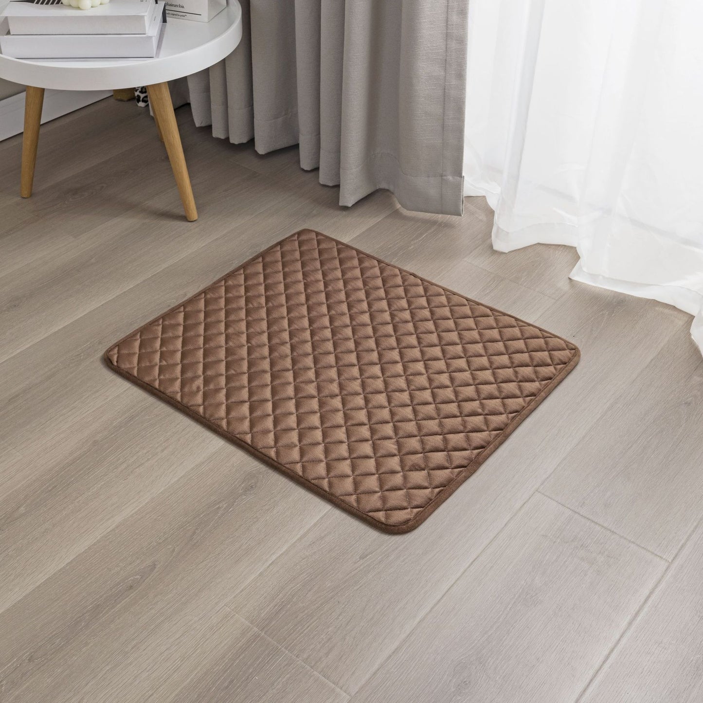 Anti-slip plush pet bed