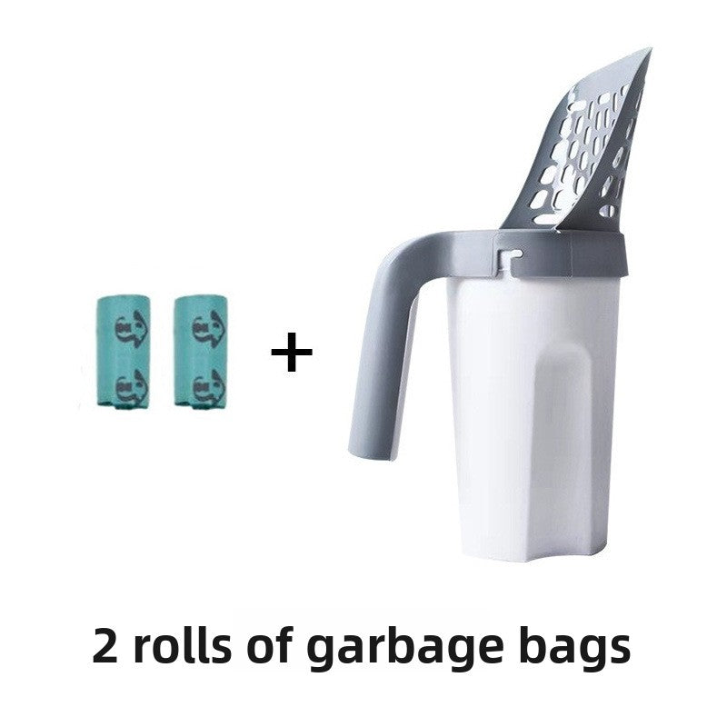 Integrated Lazy Cat Litter Shovel suit