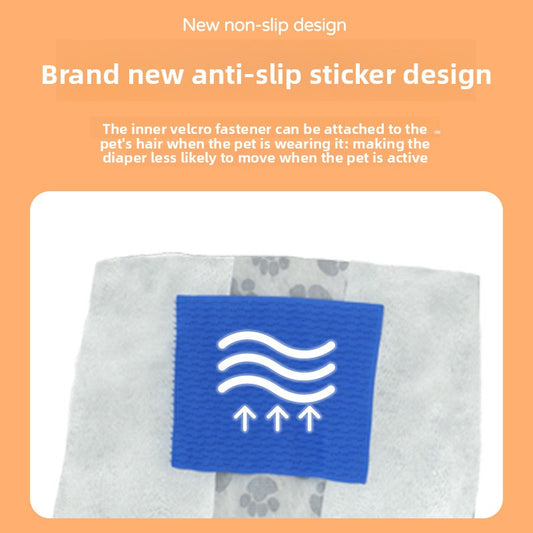 Dono Non-Slip Male Dog Diapers with Wet Wipes