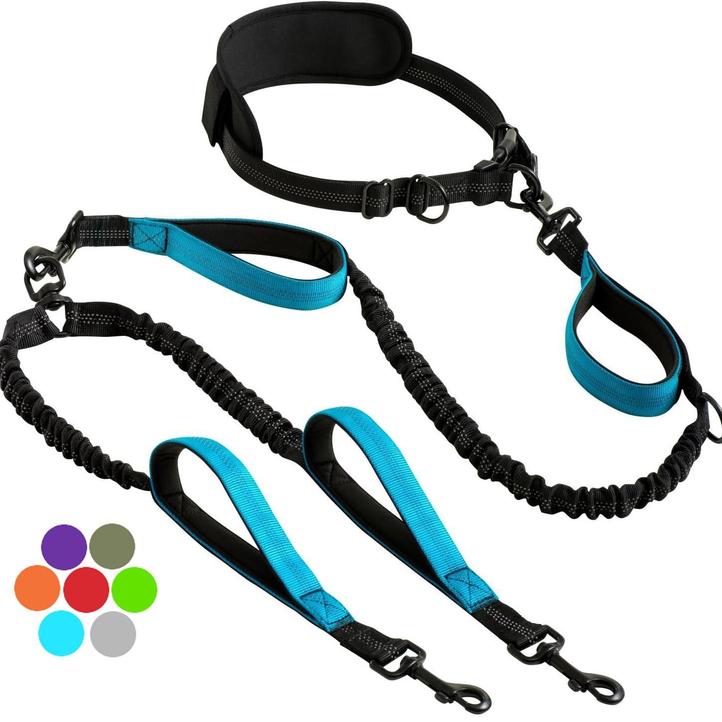 Dual Head Retractable Dog Leash