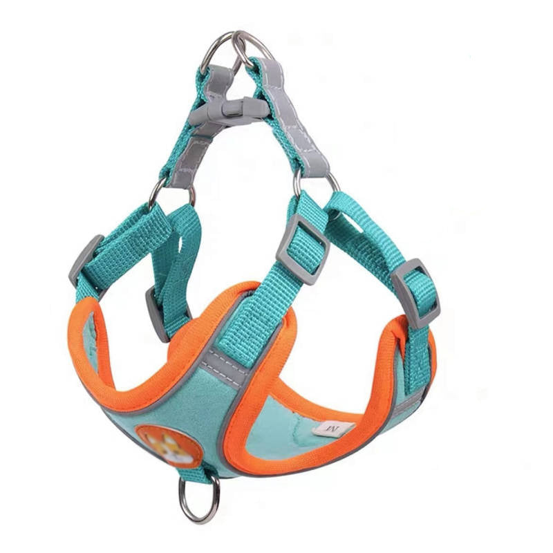 Adjustable Vest Dog Harness with Reflective Rope