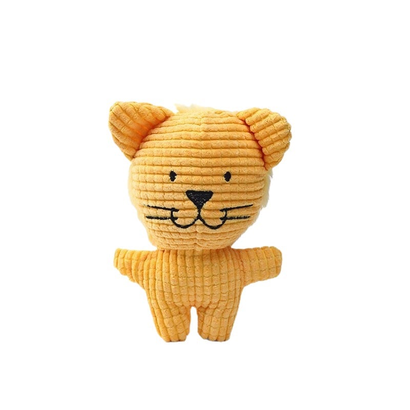 Corn Fleece Plush Pet Toy ? Squeaky Chew for Dogs & Cats