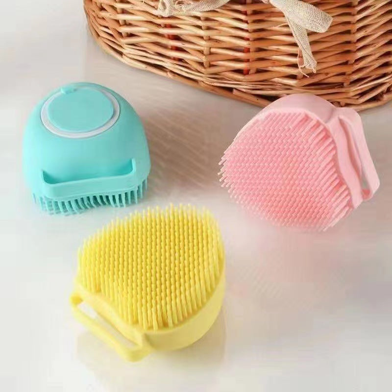 Pet multi-functional bath brush