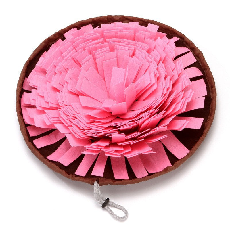 New felt sniffing pad pet toy