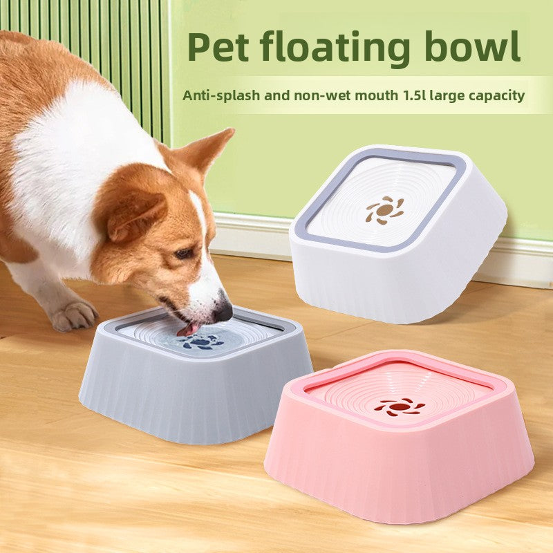 Dog bowl anti-knock cat drinking bowl