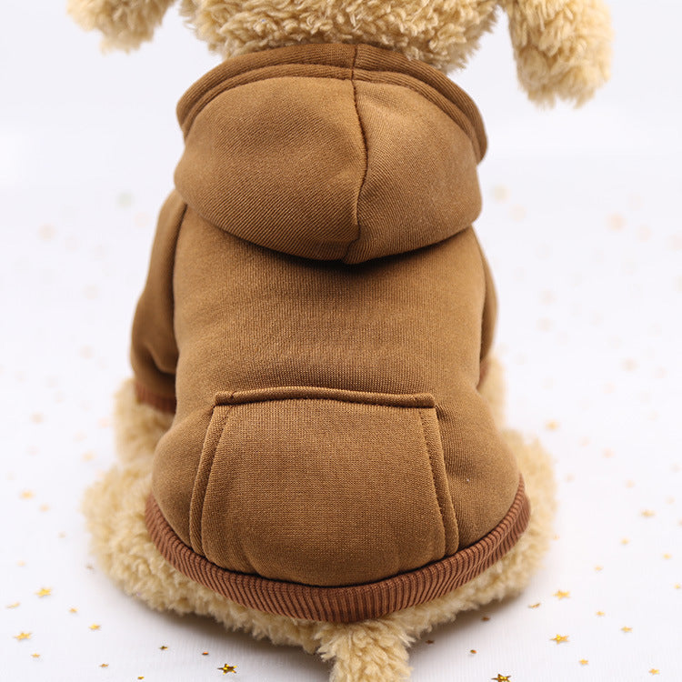 Pet Hooded Sweatshirt with Pockets