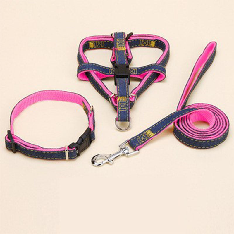 chest and back pet dog leash l