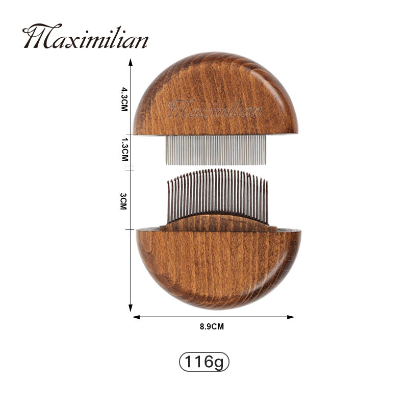 Wooden Pet Grooming Comb