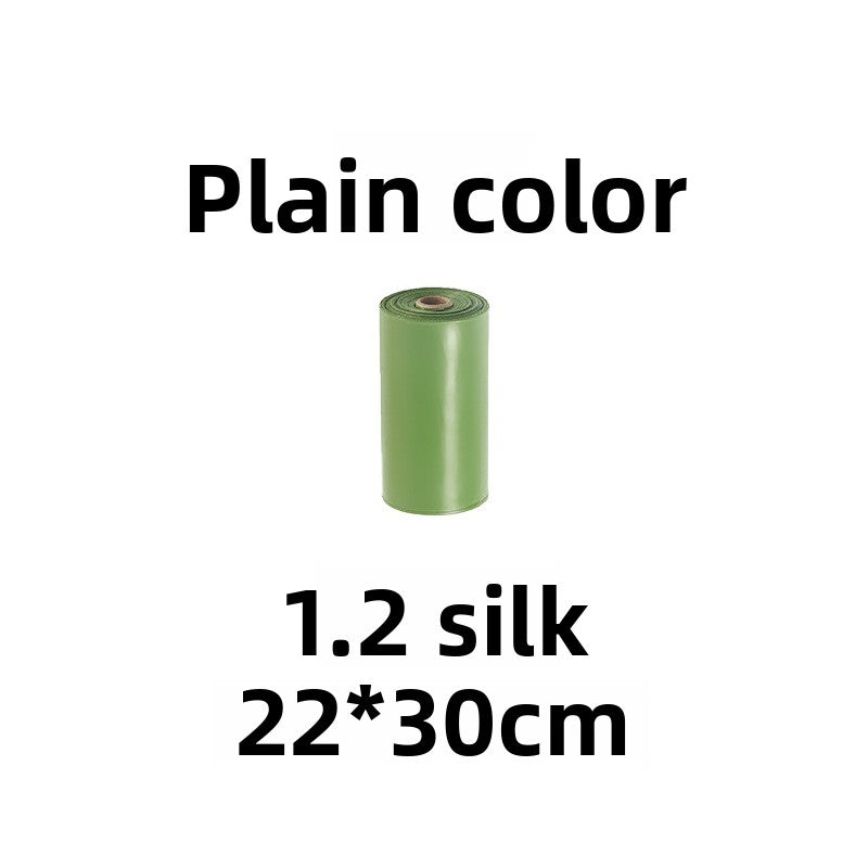 Biodegradable pet waste collection bag