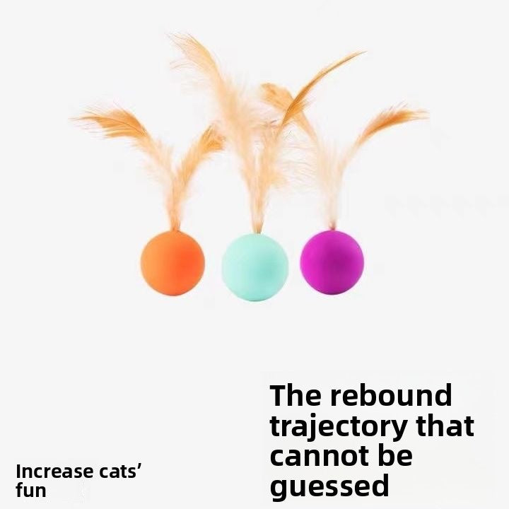 Cat toy ball, elastic ball