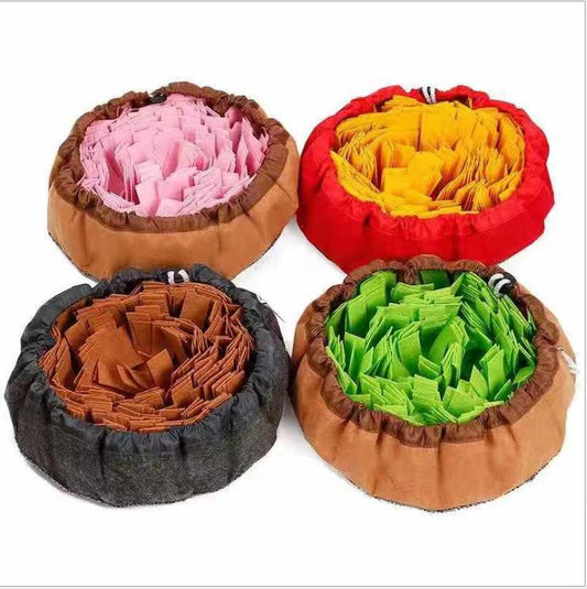 Pet slow food olfactory pad