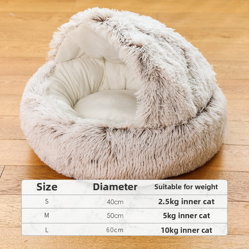 pet plush bed