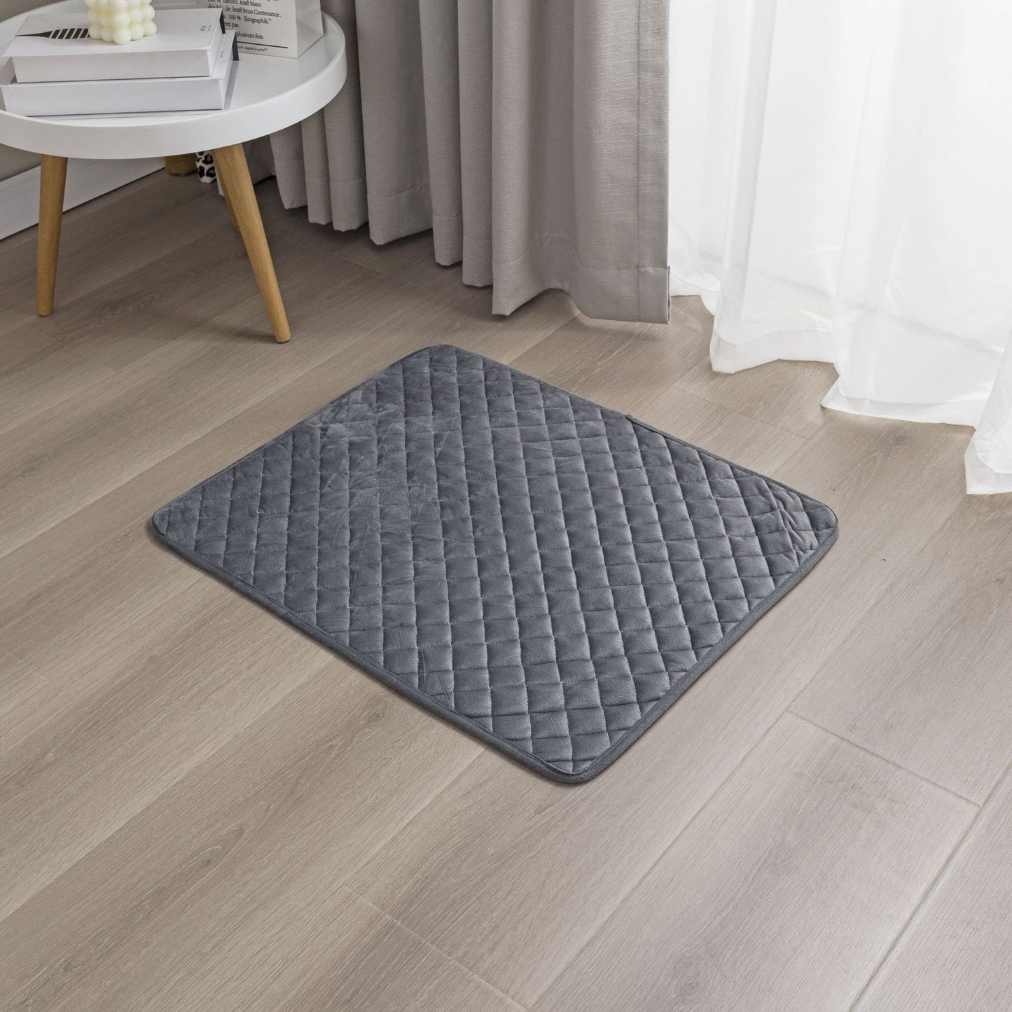 Anti-slip plush pet bed