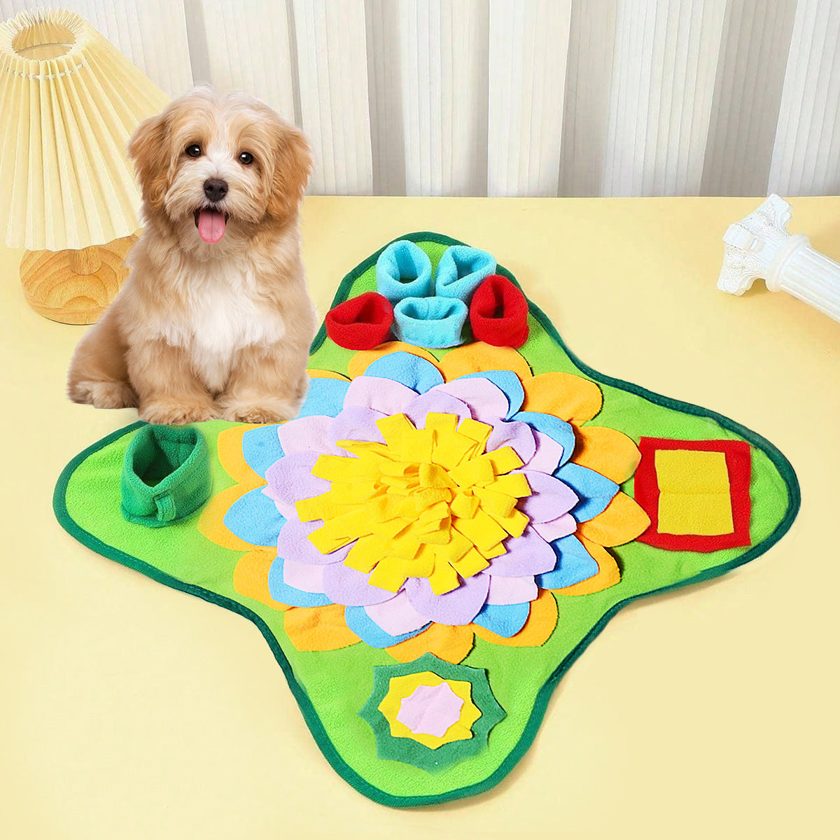 Pet dog stress-relieving sniffing pad