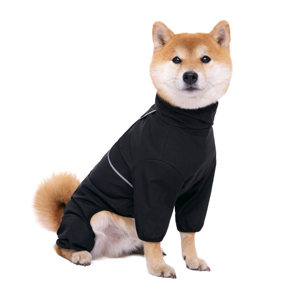 Pet dog raincoats and windbreakers
