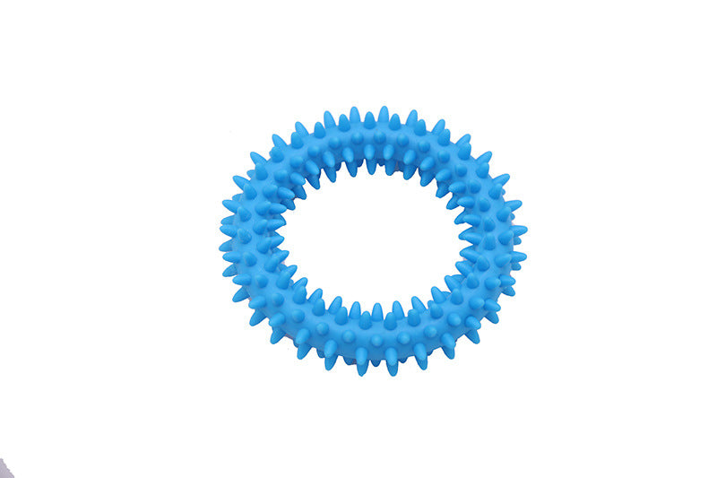 Pet toy spike circle cleaning chew