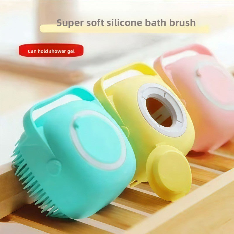 Shower massage brush