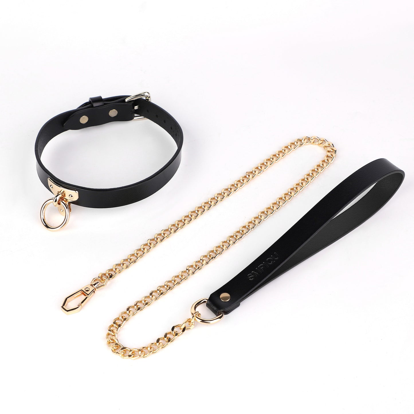 Adjustable Leather K9 Collar