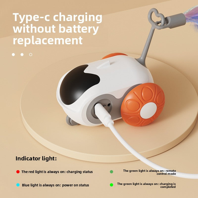 Remote Control Cat Teasing Toy Car