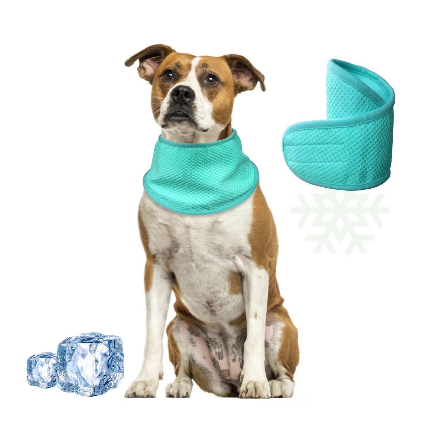 Dog cooling scarf