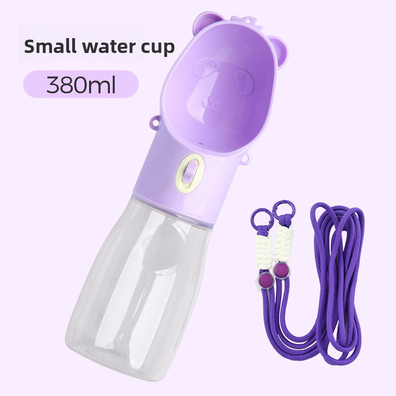 Portable Pet Walking Water cup with Strap