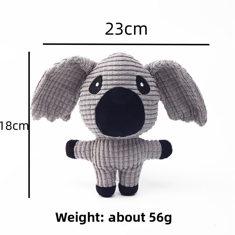 Corn Fleece Plush Pet Toy ? Squeaky Chew for Dogs & Cats