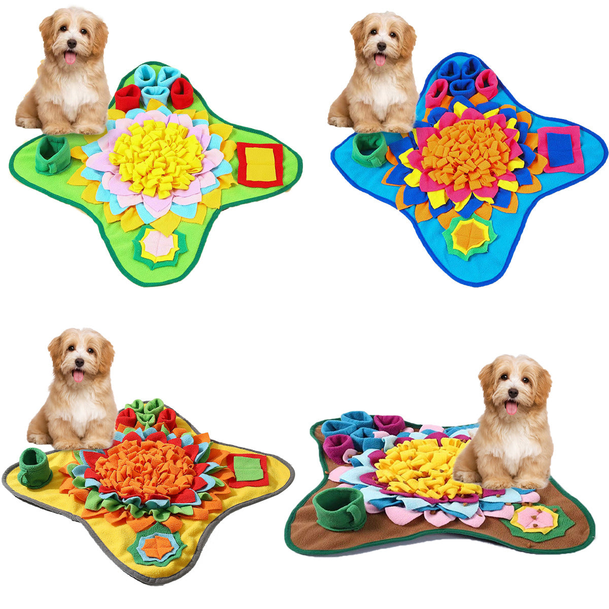 Pet dog stress-relieving sniffing pad