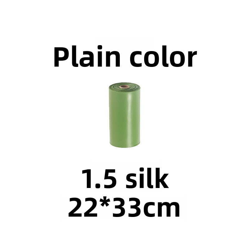 Biodegradable pet waste collection bag