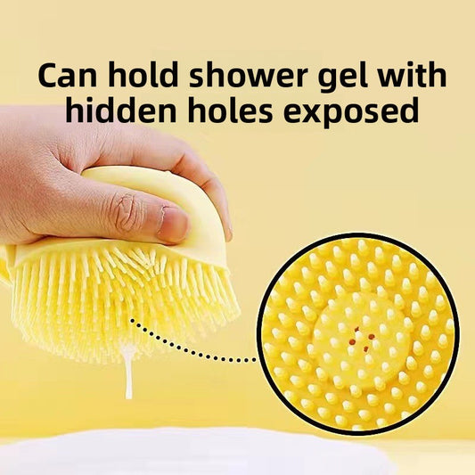Pet multi-functional bath brush