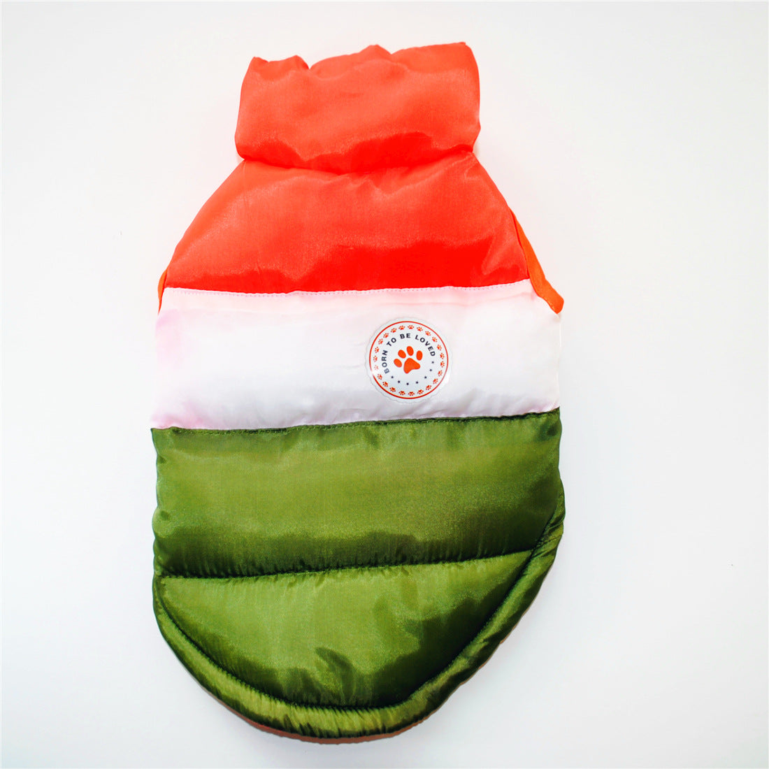 Dog multi-color cotton coat