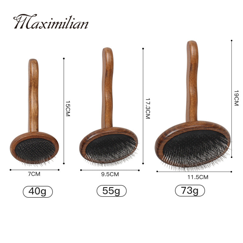 Wooden Pet Grooming Comb