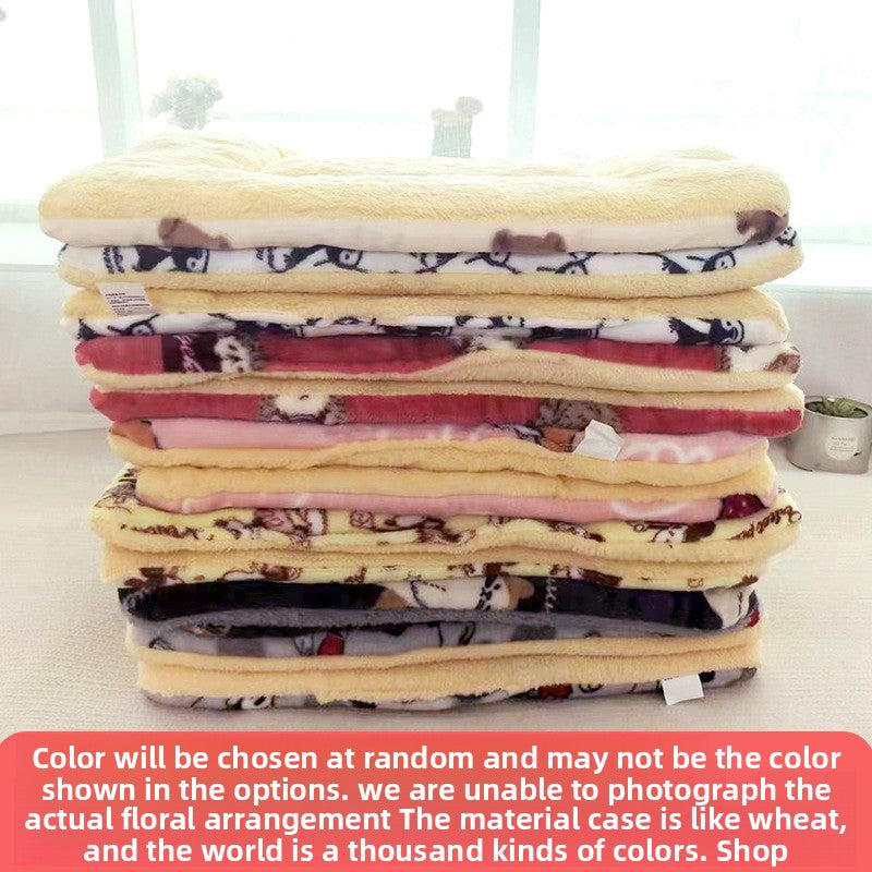 Thickened plush cushion