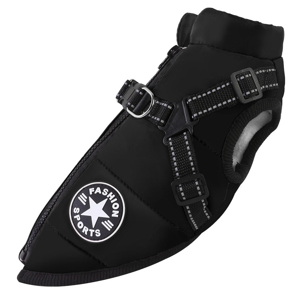 Pet clothing cotton jacket