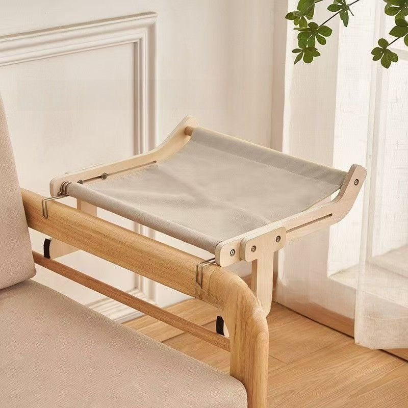 Wooden cat hammock