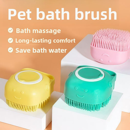 Shower massage brush