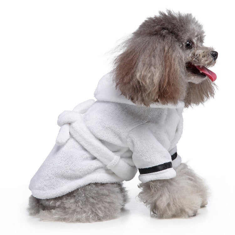 Pet Flannel Nightgown Bathrobe
