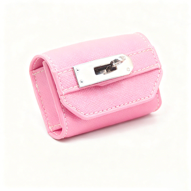 MOQ:200 Leather Dog Collar Leash with Waste Bag