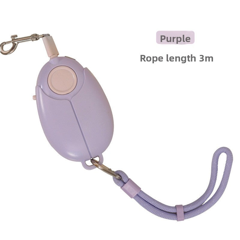 Automatic retractable traction rope