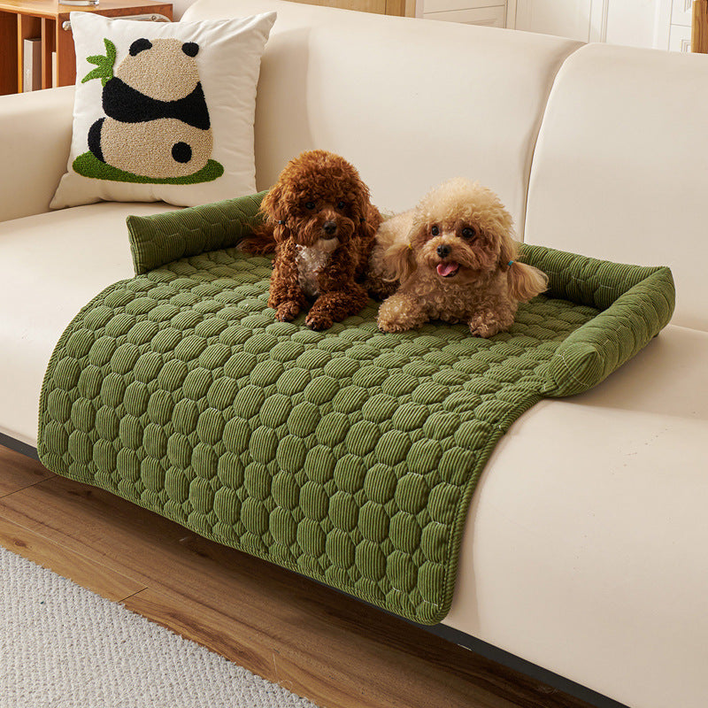Pet Sofa Cushion Thickened Anti-cat Scratch Sofa Pet Nest Non-slip Kennel Cat Mat for Cats and Dogs Sleeping