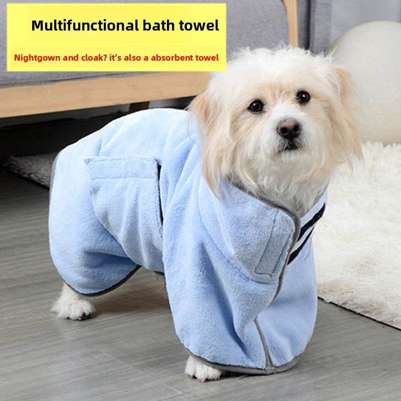 Pet bathrobe