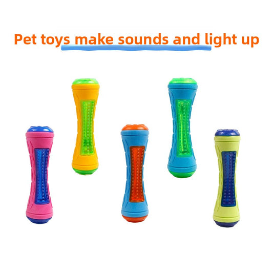Pet teething sound toy