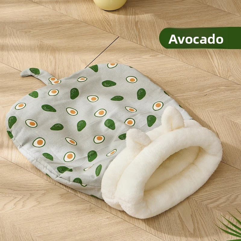 Warm pet sleeping bag