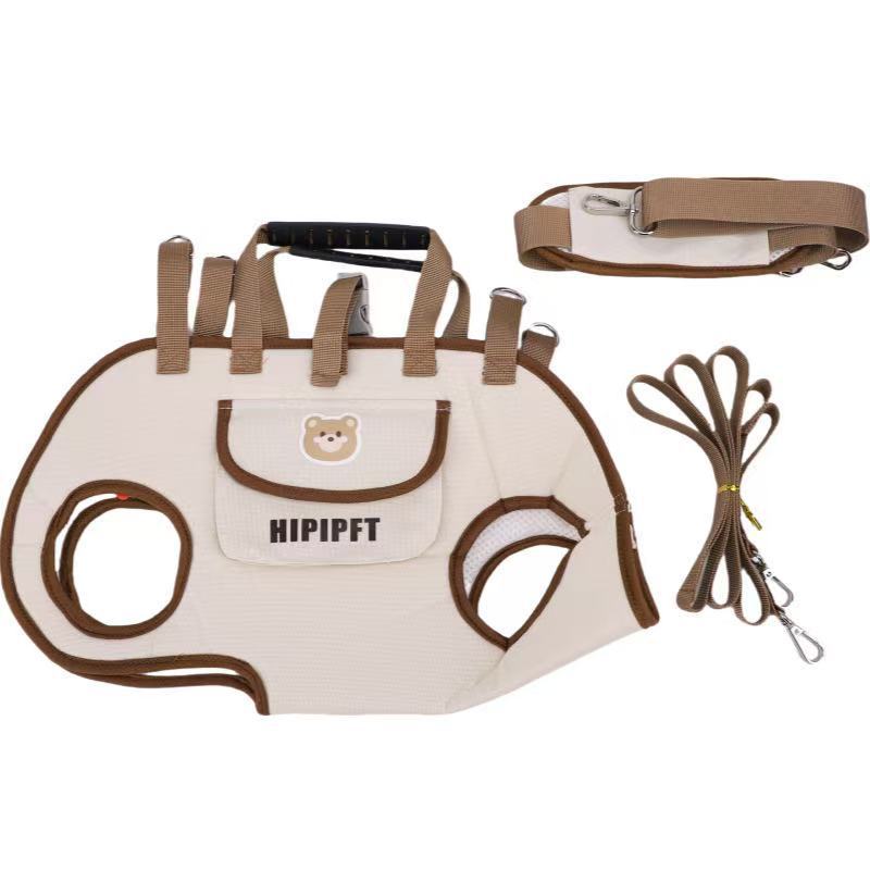 Pet traction backpack