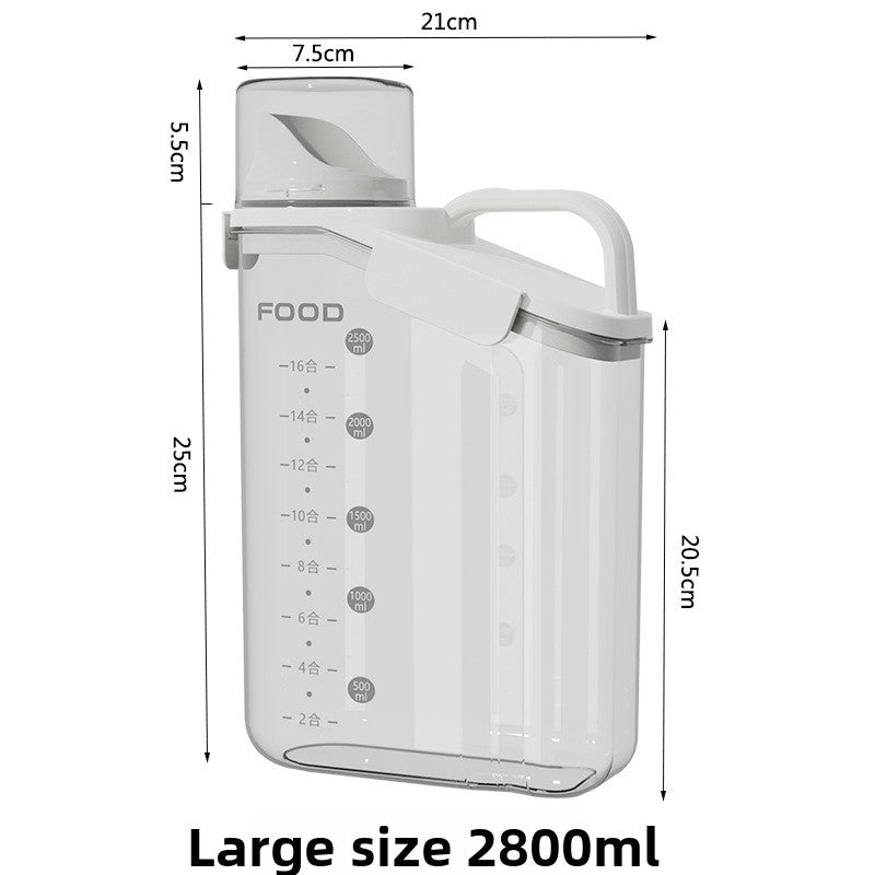 Cat food storage bucket