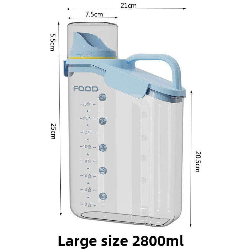 Cat food storage bucket