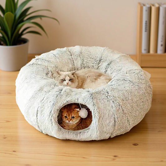 Cat Tunnel Plush cat bed