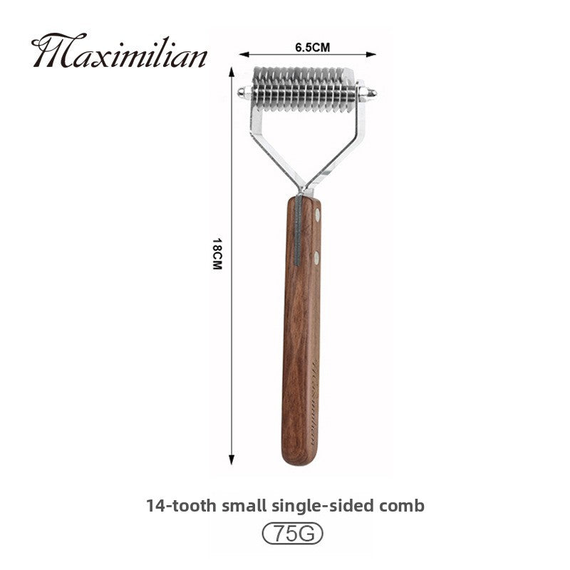 Wooden Pet Grooming Comb